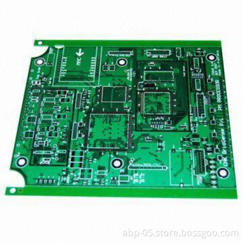 RoHS Compliant 2 Layers PCB with Fr-4 0.8mm, 1/1 oz, Copper Thickness, Green Solder Mask